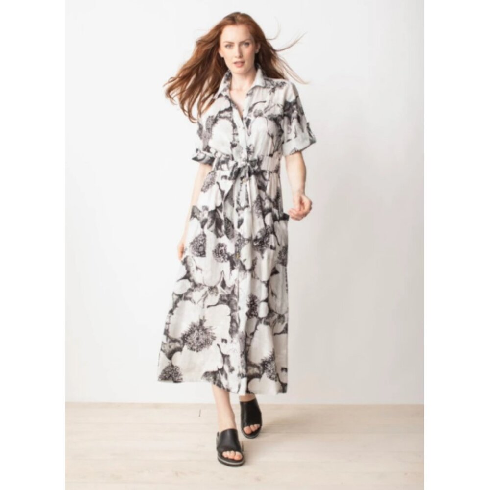 NWT Liv by Habitat- Seasonless Linen Shirt Dress Size: XLarge